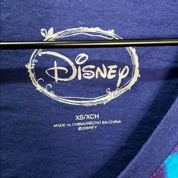 Disney Tinkerbell Shirt Tshirt Top Blue Purple Tie Dye World Parks Disneyland - Picture 2 of 10